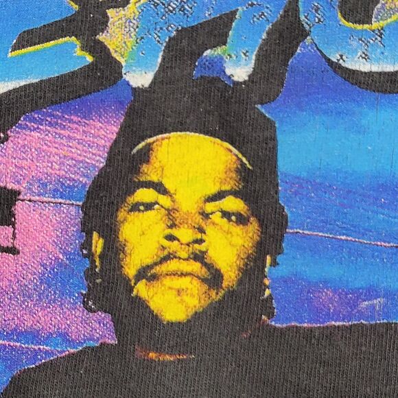 Boyz-N-The-Hood Shirt Womens Medium 18x27 Gray - Picture 11 of 11